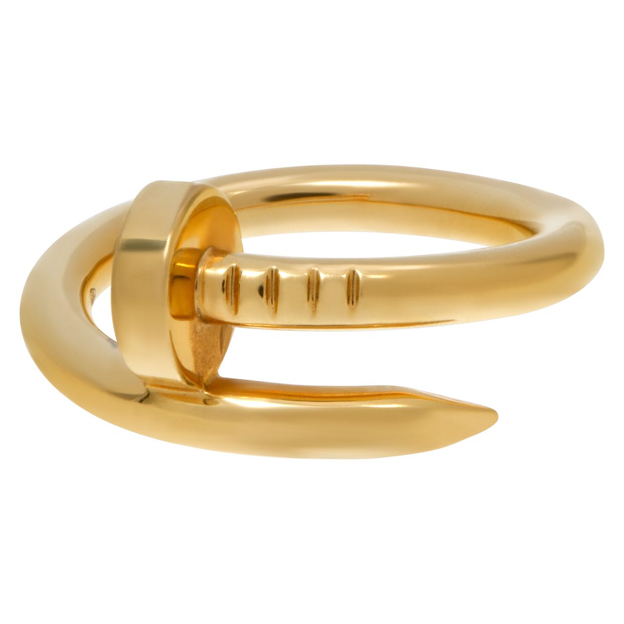 Cartier Just Un Clou ring in 18k yellow gold N514211 | Gray