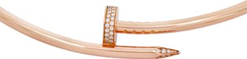 Cartier Just Un Clou Torque neckace, small model with diamonds.