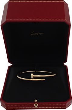 Cartier Juste un Clou bracelet, Classic model in 18k yellow gold. Size 19
