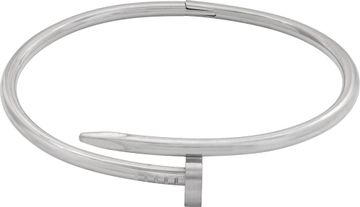 Cartier Juste un Clou bracelet in 18k white gold. Size 20