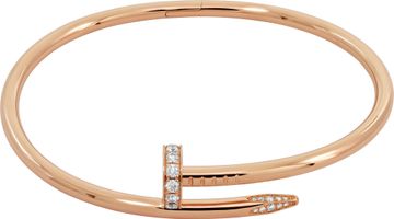 Cartier Juste Un Clou in 18k rose gold with diamonds size 19 Bracelet Collection
