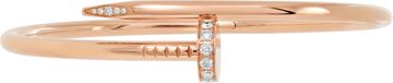Cartier Juste Un Clou in 18k rose gold with diamonds size 19