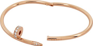 Cartier Juste Un Clou in 18k rose gold with diamonds size 19