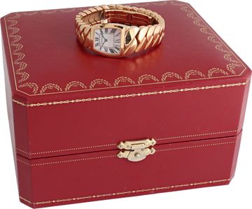 Cartier la dona 2904 18k rose gold 21.5mm Quartz watch