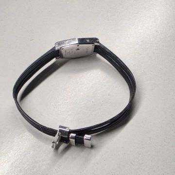 Cartier Lanieres Hexagonale WJ200538 2560 White Gold Silver Dial 18mm Quartz