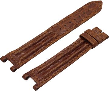 Cartier les must de Cartier brown crocadile strap (18mm x 16mm) Watch Strap Collection