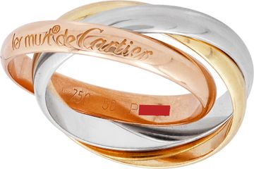 Cartier Les Must De Cartier Trinity Ring in 18k Cartier Les Must De Cartier Trinity Ring in 18k Ring Collection