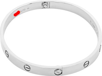 Cartier Love Bracelet 18k white gold size:21
