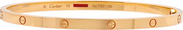 Cartier love bracelet 18k yellow gold