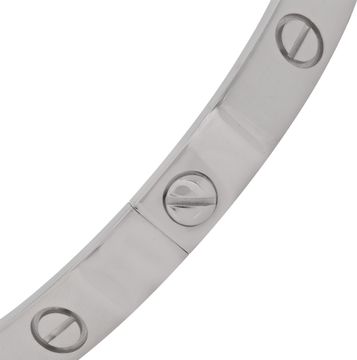 Cartier Love bracelet 4 diamonds in 18k white gold