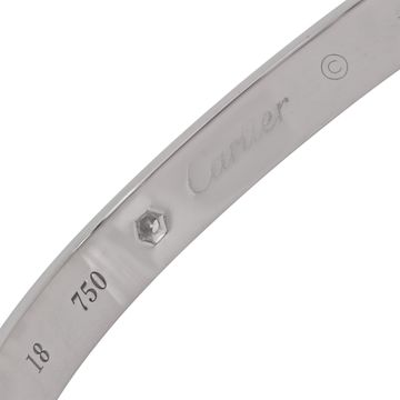 Cartier Love bracelet 4 diamonds in 18k white gold