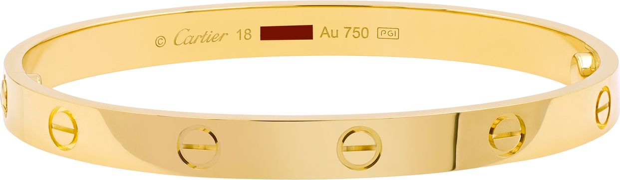 Cartier love bracelet 18k yellow gold size 18 | Gray & Sons Jewelers