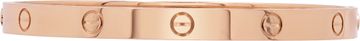 Cartier Love Bracelet, Classic Model in 18k Rose Gold. Size 20.