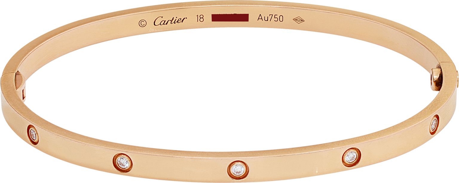 Cartier LOVE Bracelet YG ♯18 Cartier Love Bracelet in 18k Rose Gold Size 16, Classic