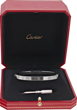 Cartier Love bracelet in 18k white gold