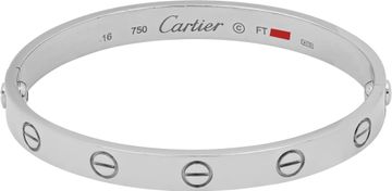 Cartier Love Bracelet in 18k white gold Bracelet Collection