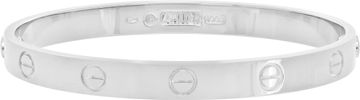 Cartier love bracelet in 18K white gold- size 17mm Cartier love bracelet in 18K white gold- size 17