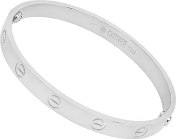 Cartier love bracelet in 18K white gold- size 17mm