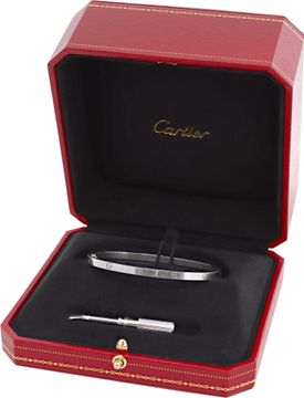 Cartier Love Bracelet in 18k white gold small model