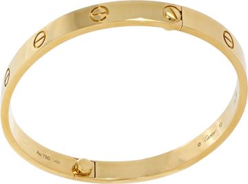 Cartier Love Bracelet in 18k yellow gold size 19