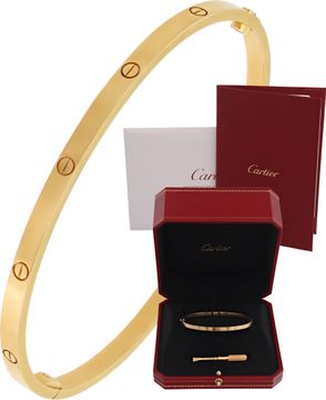 Cartier Love bracelet in 18k yellow gold. Size 20 Cartier Love bracelet in 18k yellow gold. Size 20