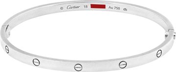 Cartier Love Bracelet small model  18k White Gold. Bracelet Collection