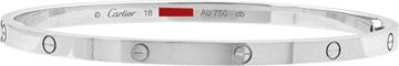 Cartier Love Bracelet small model  18k White Gold.