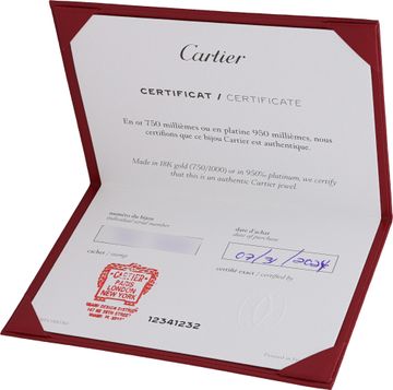 Cartier Love Bracelet small model  18k White Gold.