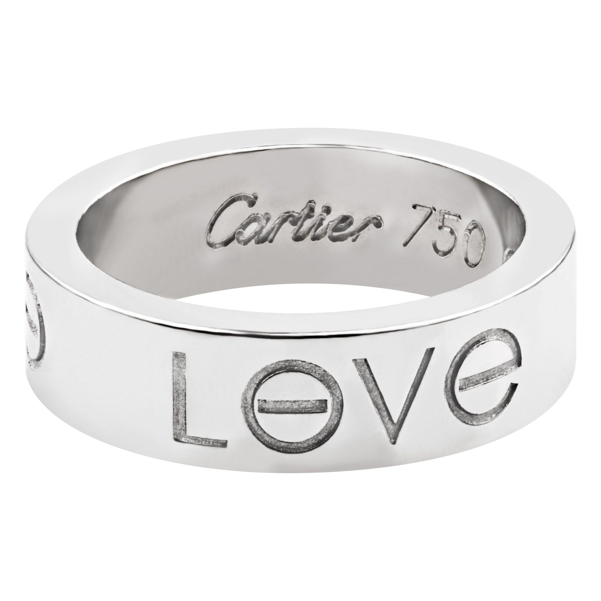 Cartier Love Charm 18k White Gold | Gray & Sons Jewelers display picture 2