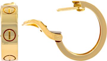 Cartier Love hoop earrings Classic model 18k