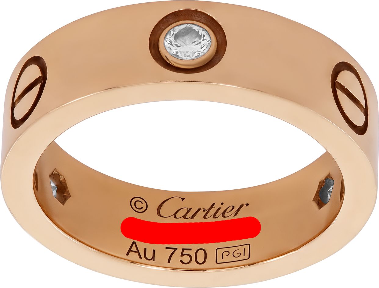 カルティエ Cartier ディアマンレジェ #47 リング ダイヤ K18 PG 