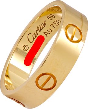 Cartier Love Ring Classic in 18k yellow gold. SIze 59.