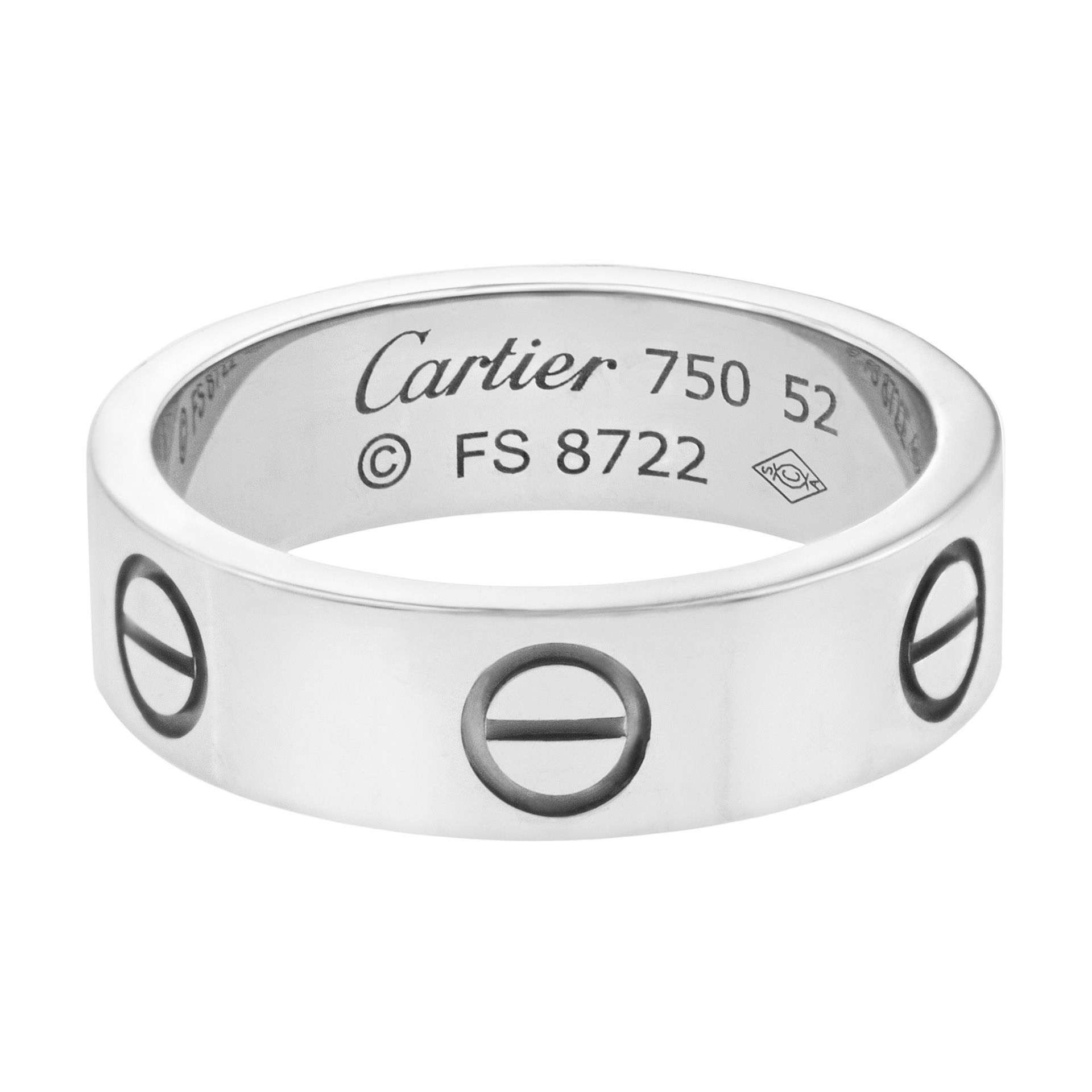 Cartier LOVE ring in 18K white gold N511231 | Gray & Sons Jewelers