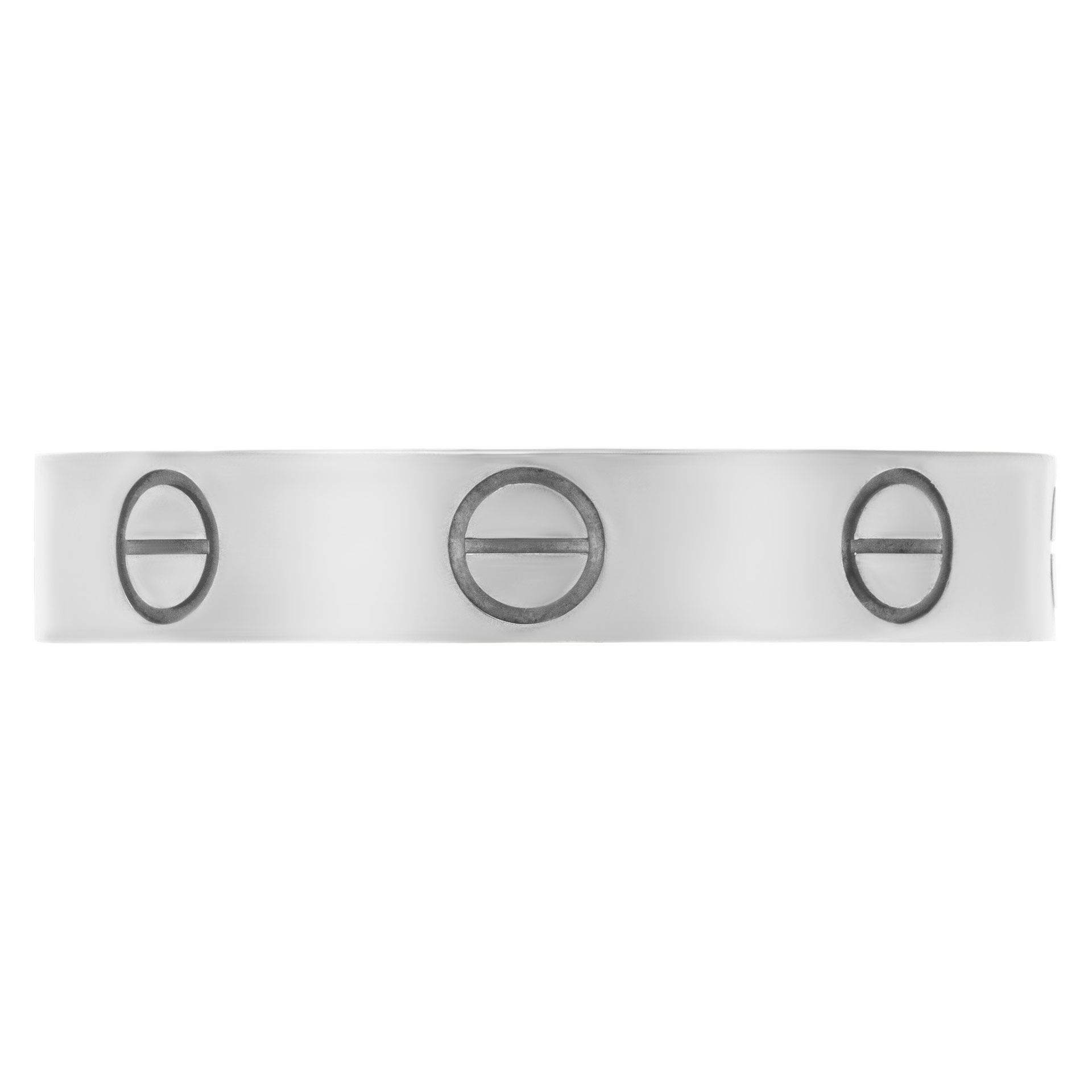 Cartier love ring in 18k white gold N513961 | Gray & Sons Jewelers