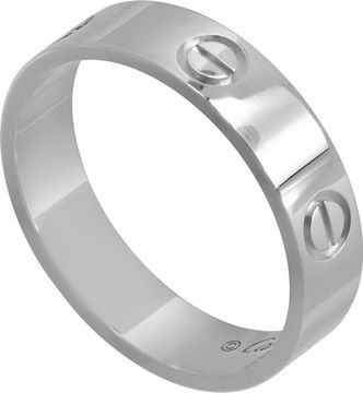Cartier Love ring in 18k white gold