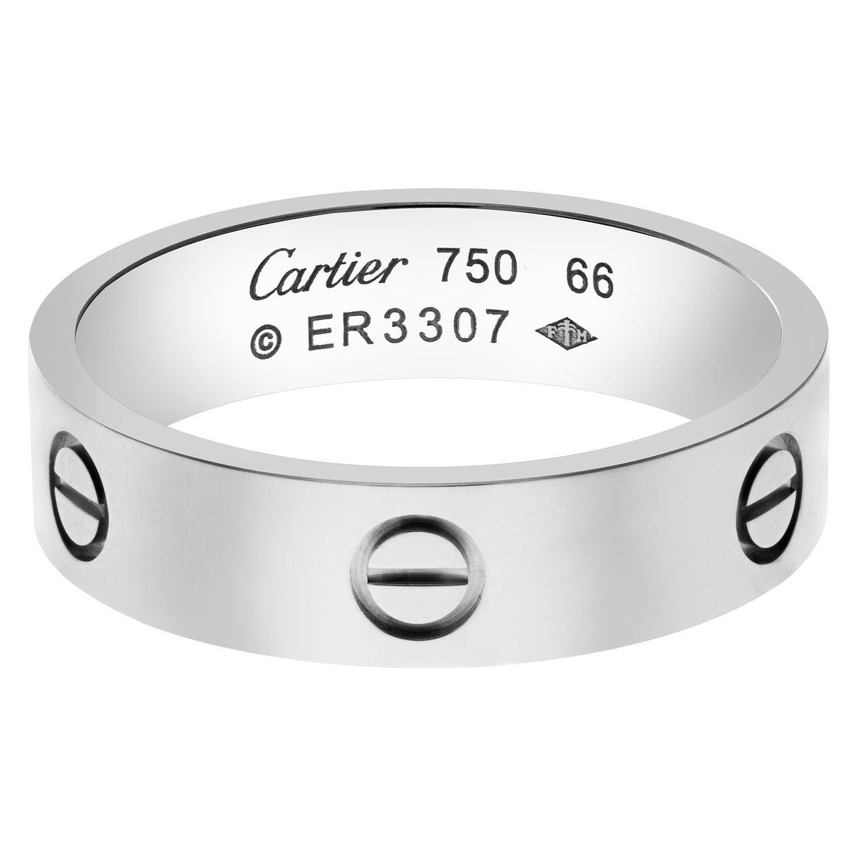 Cartier シルバーリング サイズ11 リング サイズ ガイド