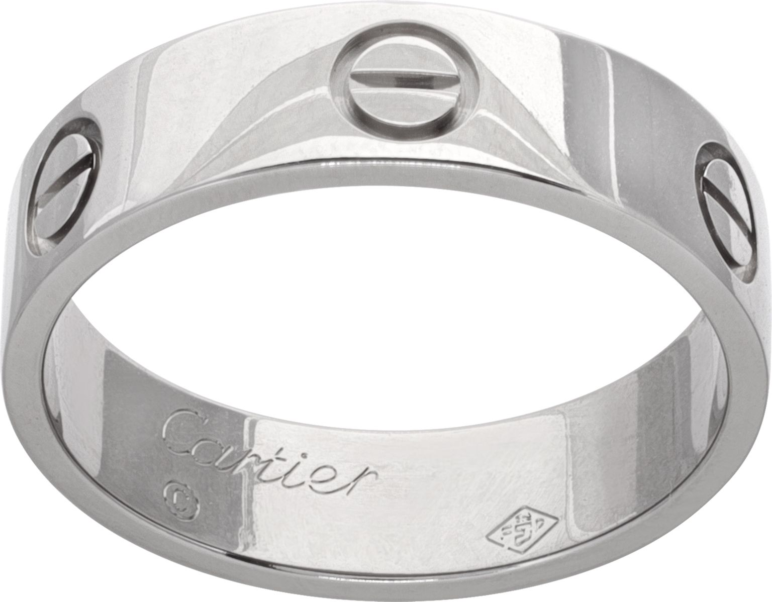 Cartier Love ring in 18k white gold- Size Gray Sons Jewelers