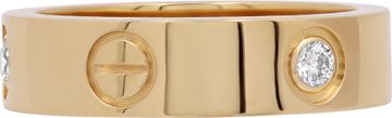 Cartier Love Ring in 18k rose gold with diamonds