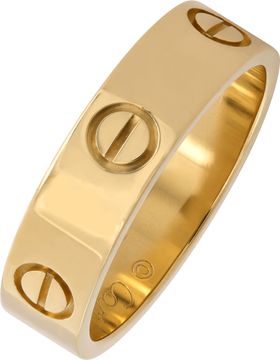 Cartier Love ring in 18kyellow gold