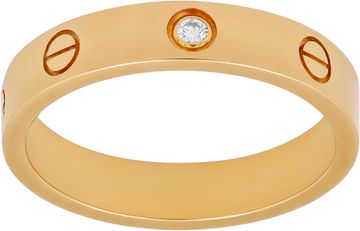 Cartier Love Ring Small Model 1 diamond Size 57 Ring Collection