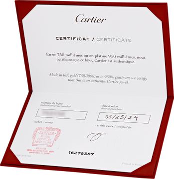 Cartier Love Ring Small Model 1 diamond Size 57