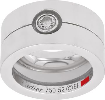 Cartier LOVE wide ring crafted in 18k white gold Ring Collection