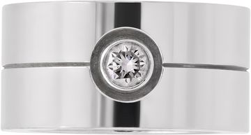 Cartier LOVE wide ring crafted in 18k white gold