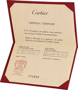 Cartier LOVE wide ring crafted in 18k white gold