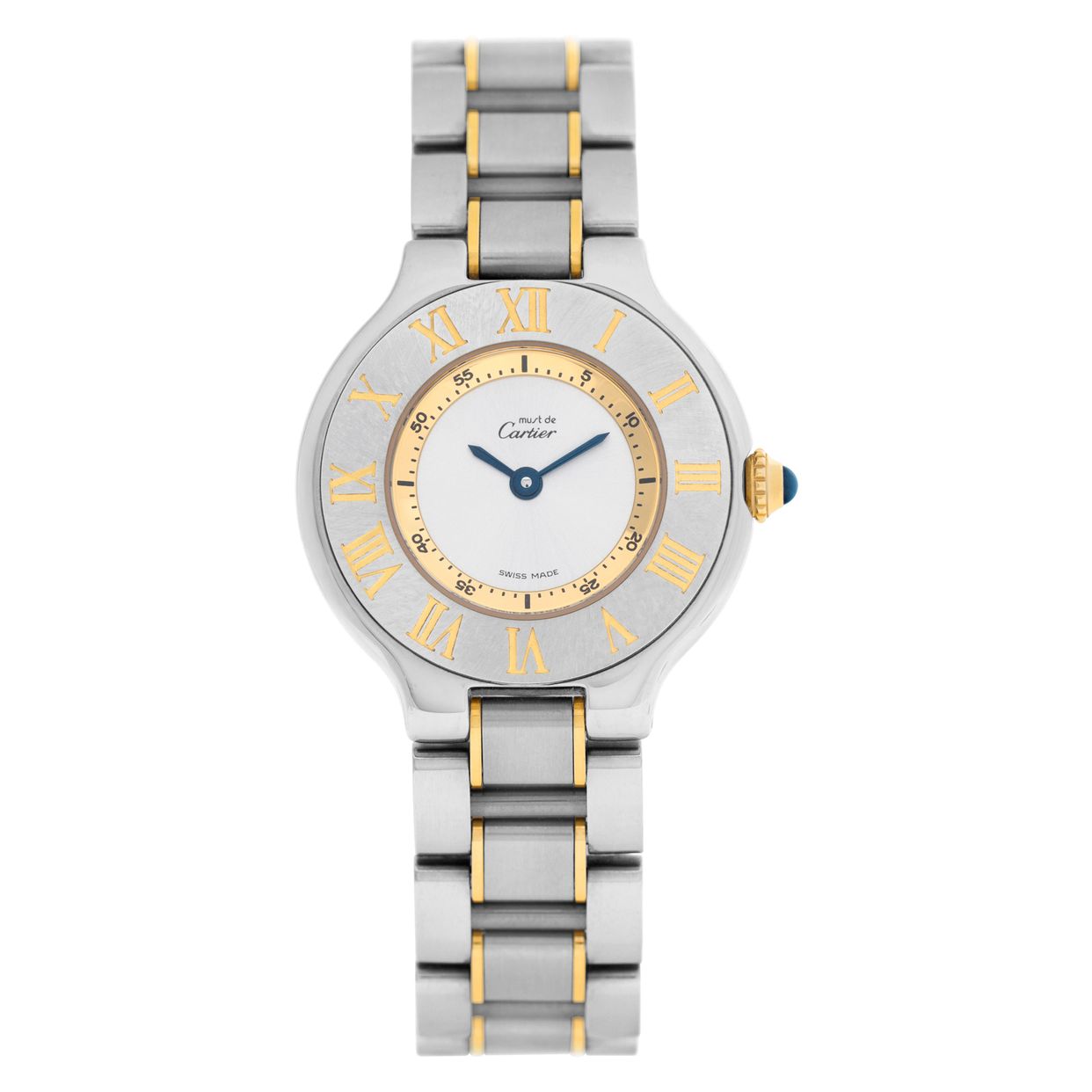 Cartier Must De 21 SM W10073R6 2コマ Cartier 21 Must de Cartier W10073R6 Quartz Fair for $828 for