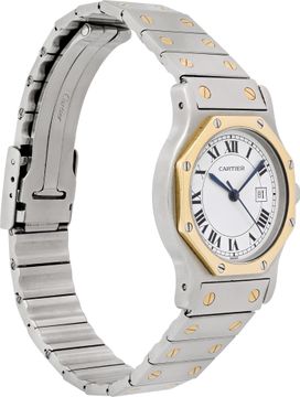 Cartier OCTA AC 17.90gr Stainless Steel White dial 31mm Automatic watch