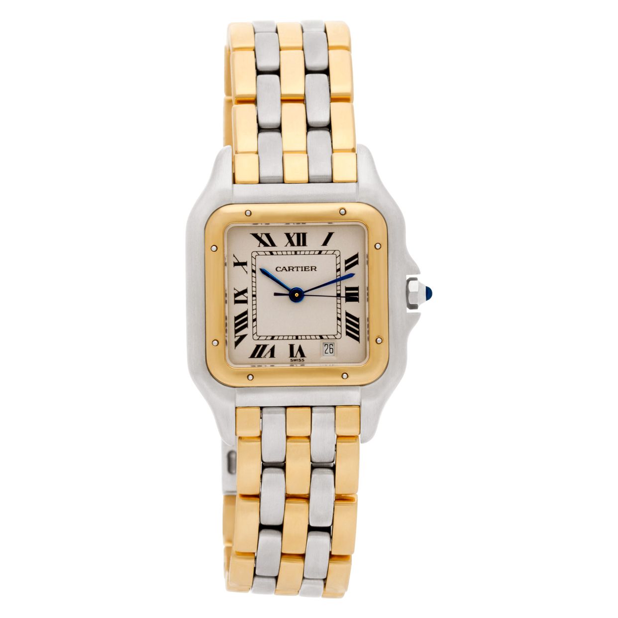 きぃ Preowned Cartier Panthere 183949 18k & steel mm Quartz | Gray & Sons
