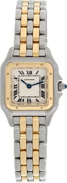 Cartier Panthere 18k & Stainless Steel White dial Quartz watch