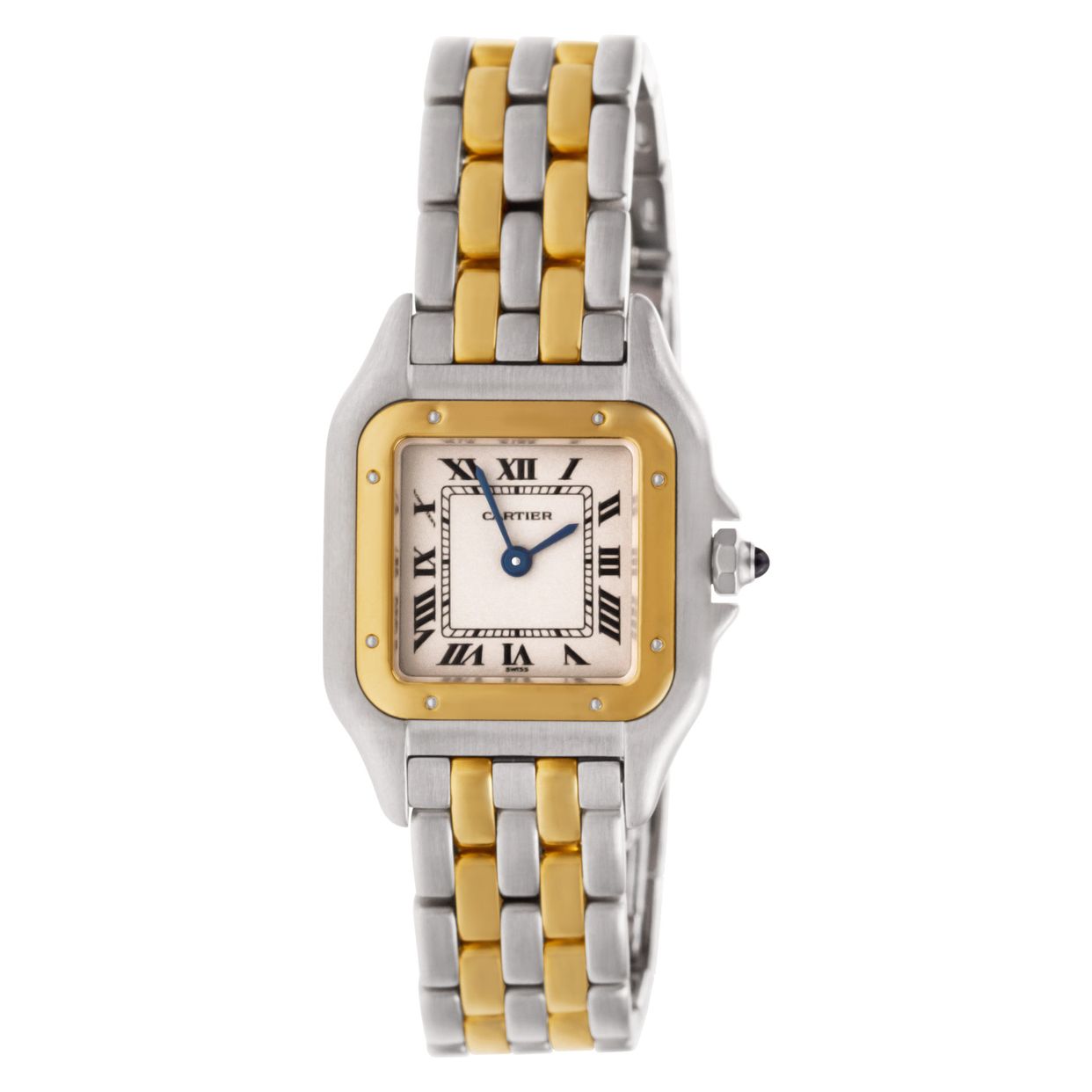 Preowned Cartier Panthere 1120 18k & steel 22mm W518844 | Gray & Sons