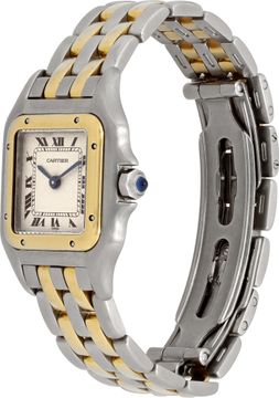 Cartier Panthere 66921 Stainless Steel Off White dial 22mm Quartz watch
